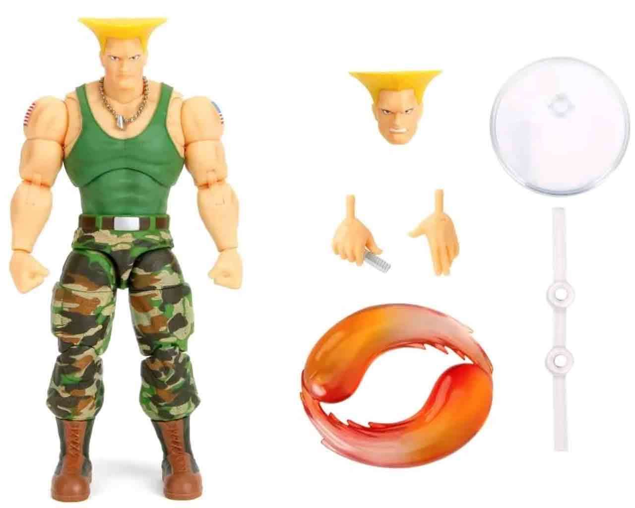GUILE FIGURA 15 CM ULTRA STREET FIGHTER II: THE FINAL CHALLENGERS