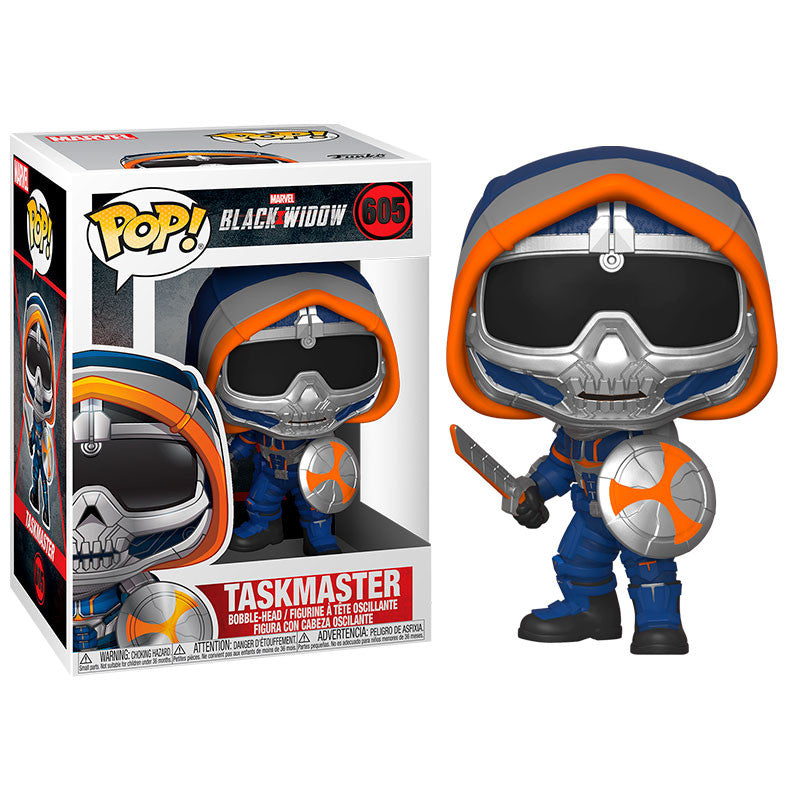 FUNKO POP MARVEL VIUDA NEGRA TASKMASTER ESCUDO Y ESPADA 46684
