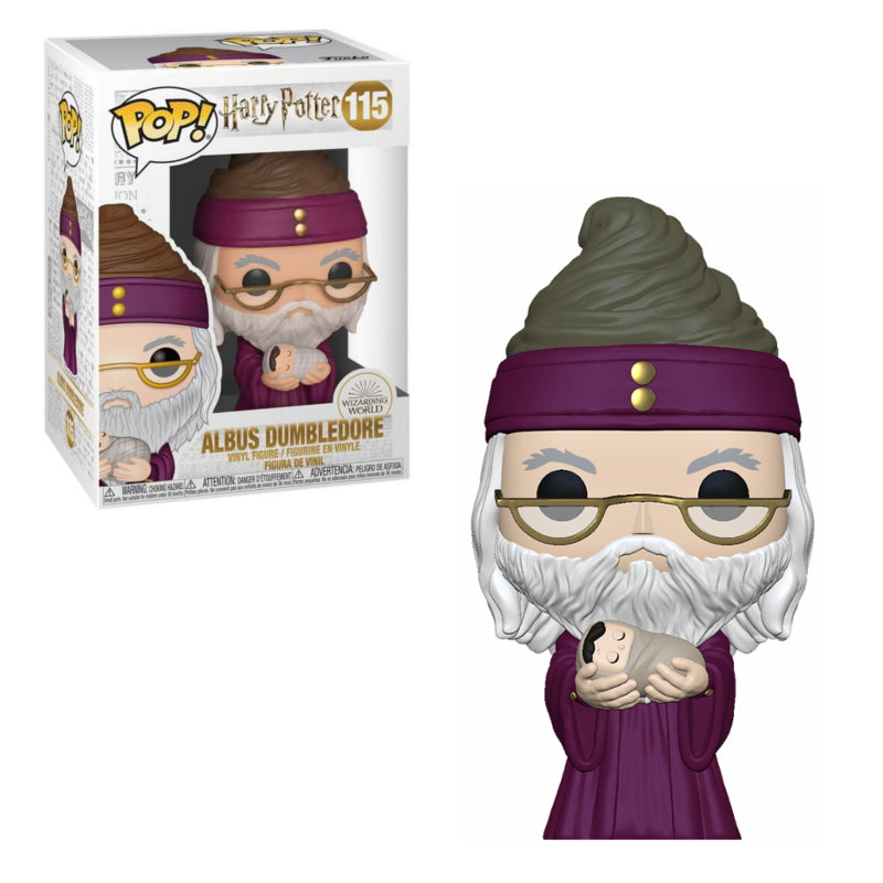 FUNKO POP HARRY POTTER DUMBLEDORE CON HARRY POTTER DE BEBE
