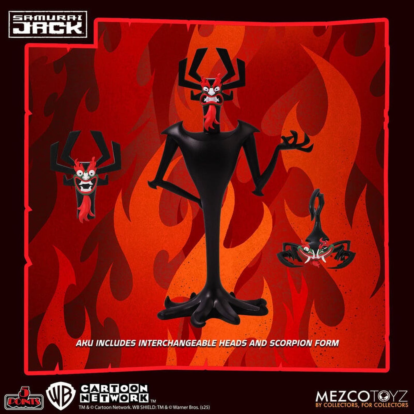 AKU FIGURA 9,5 CM SAMURAI JACK 5 POINTS