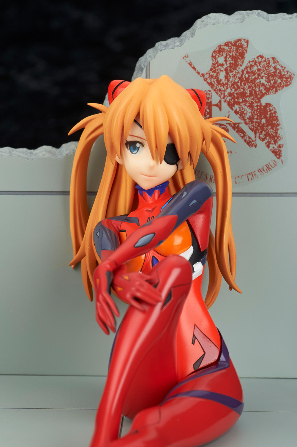 ASUKA SHIKINAMI LANGLEY PLUGSUIT VERSION NEW MOVIE EDITION FIGURA 11,5 CM REBUILD OF EVANGELION