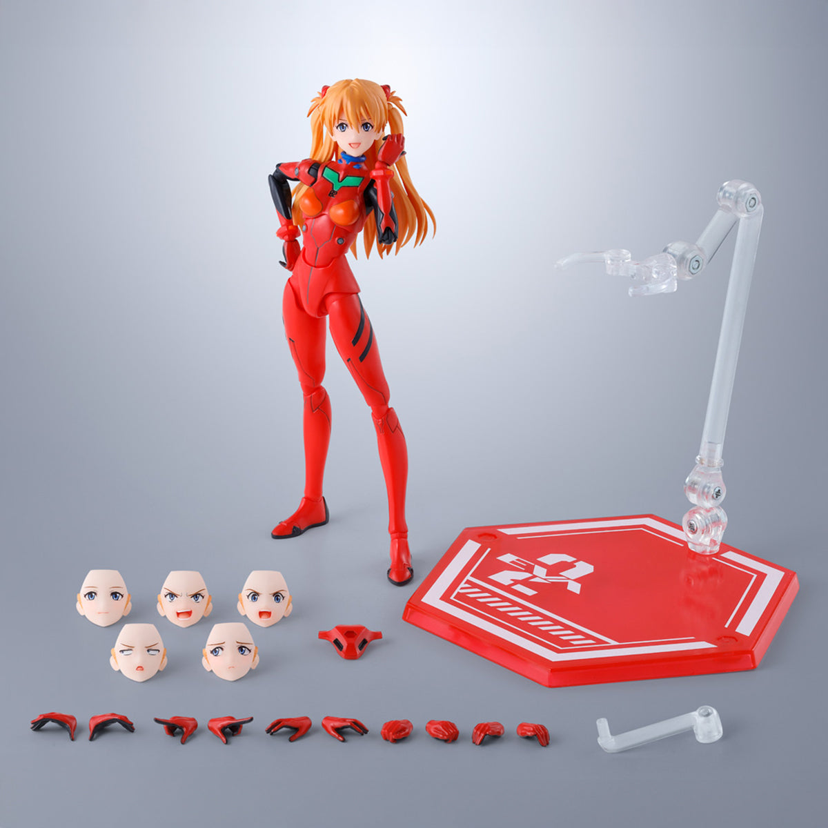 ASUKA SHINIKAMI LANGLEY FIGURA 13,5 CM EVANGELION 30TH ANNIVERSARY S.H. FIGUARTS
