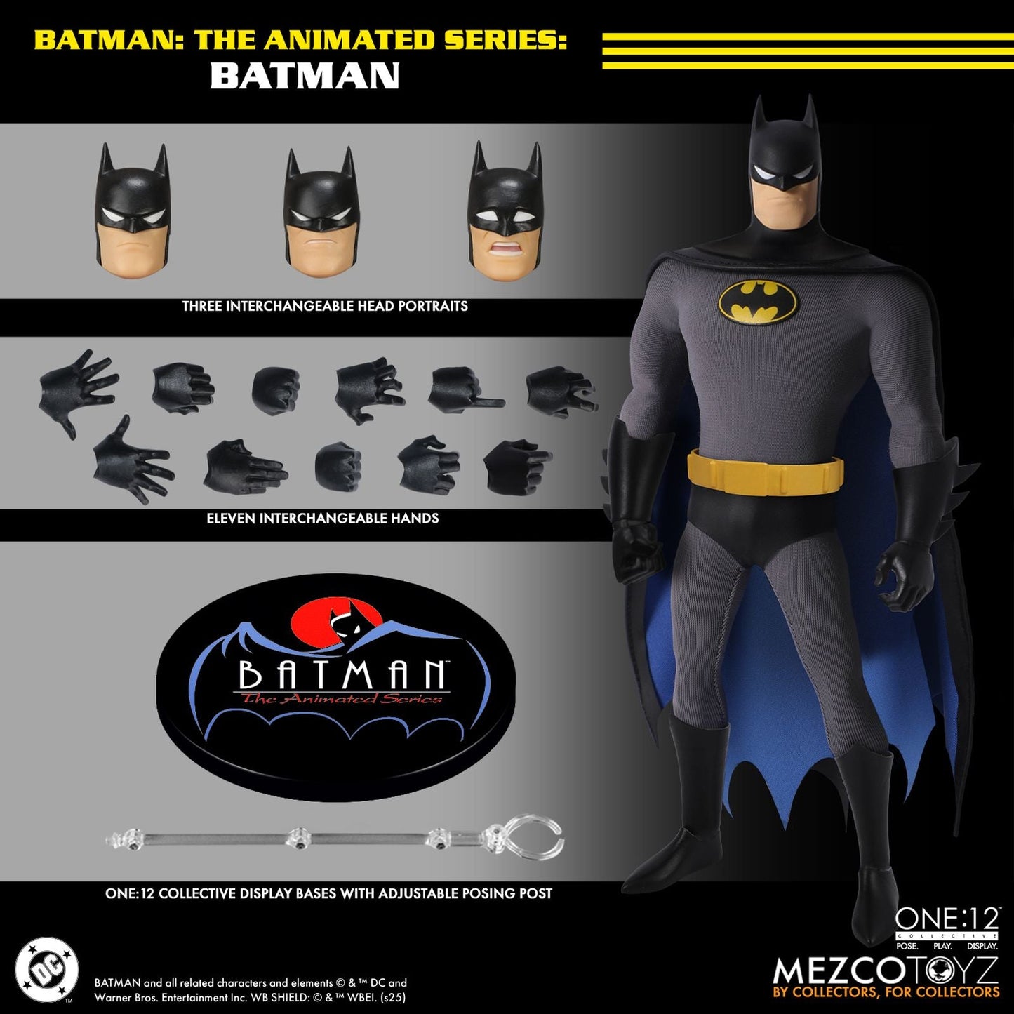 BATMAN FIGURA 17 CM BATMAN: THE ANIMATED SERIES ONE:12 COLLECTIVE