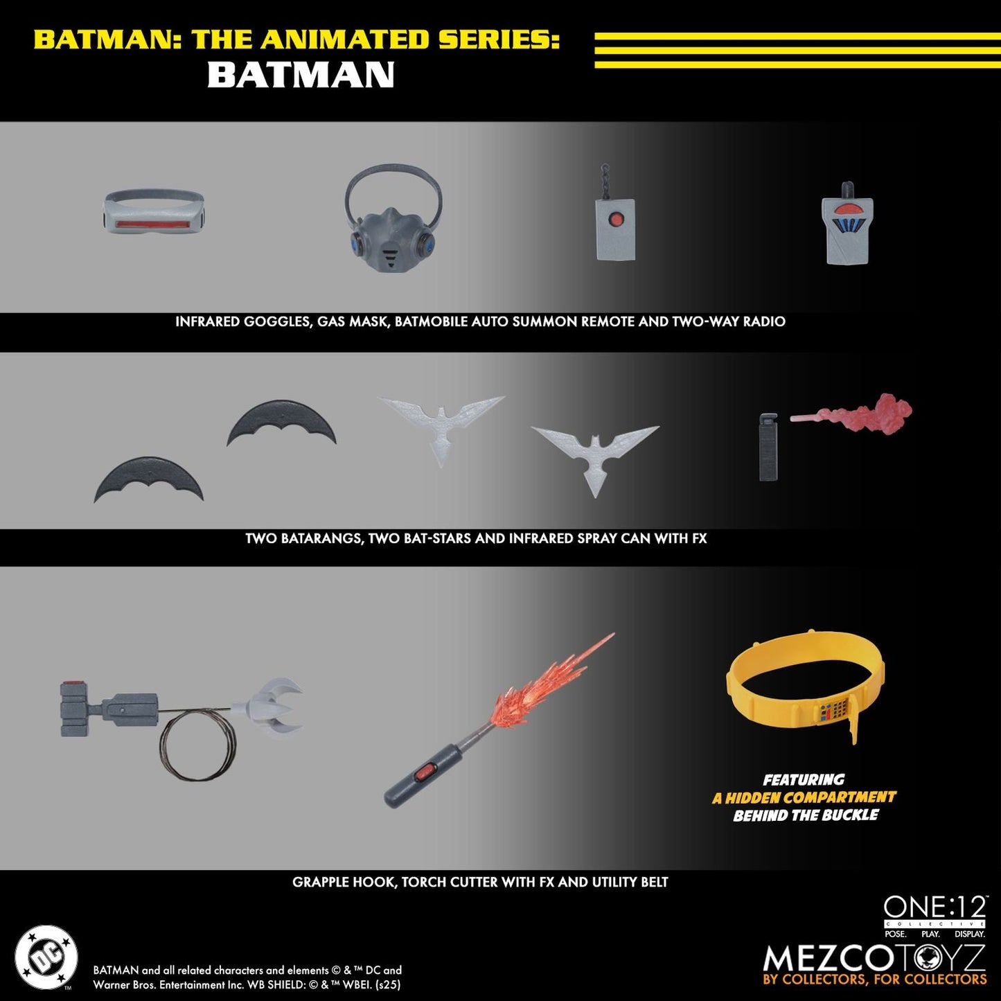 BATMAN FIGURA 17 CM BATMAN: THE ANIMATED SERIES ONE:12 COLLECTIVE