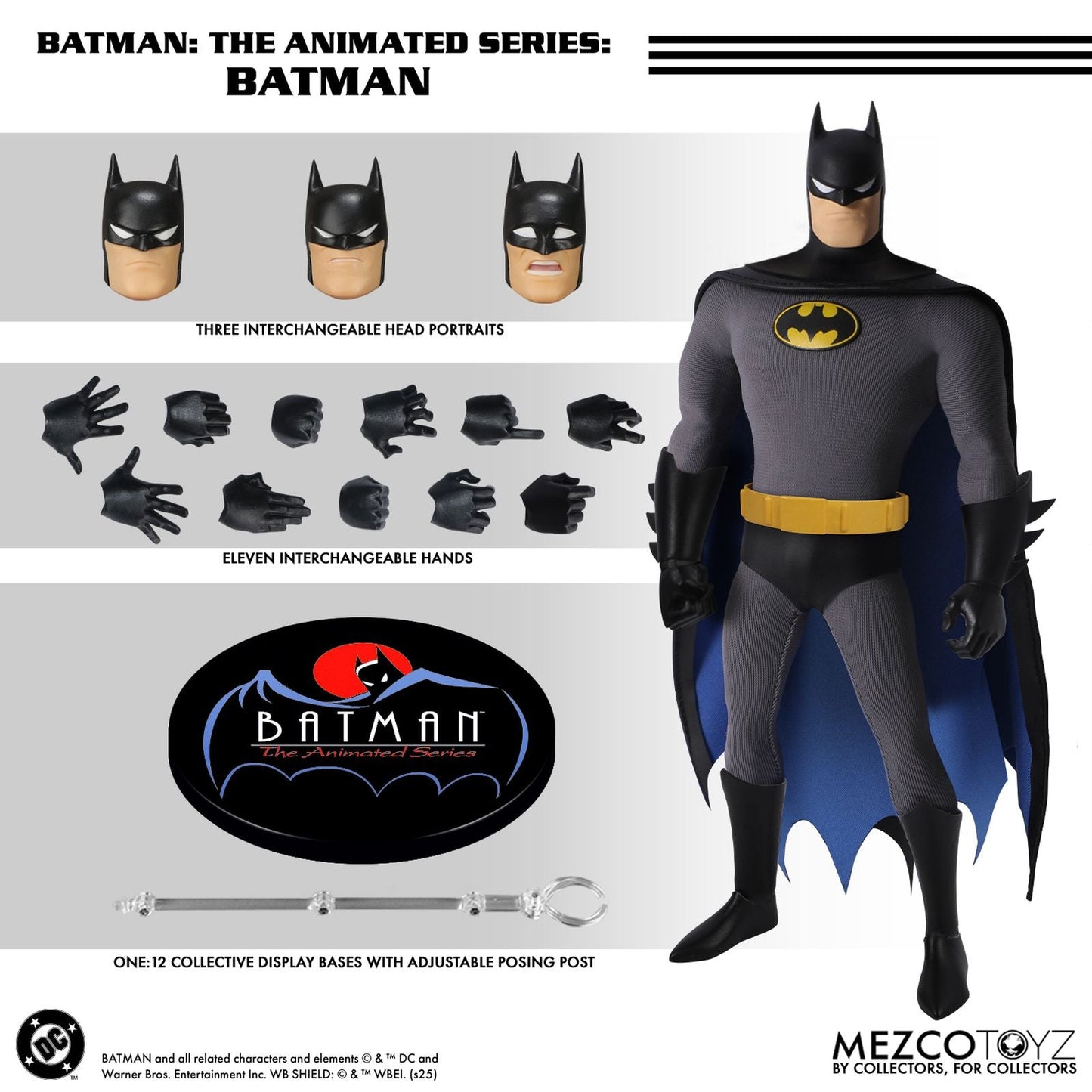 BATMAN FIGURA 17 CM BATMAN: THE ANIMATED SERIES ONE:12 COLLECTIVE