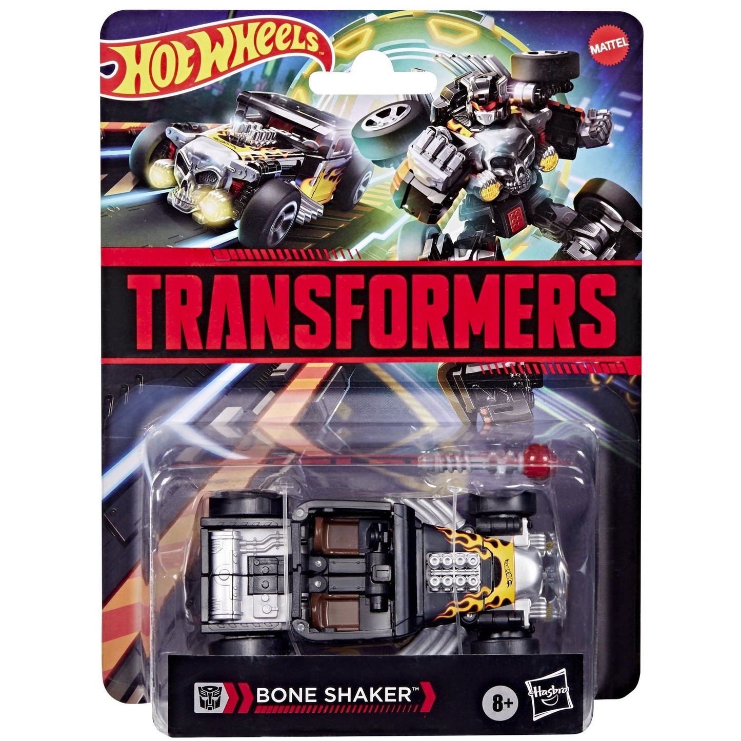 BONE SHAKER FIGURA 12,5 CM HOT WHEELS X TRANSFORMERS COLLABORATIVE