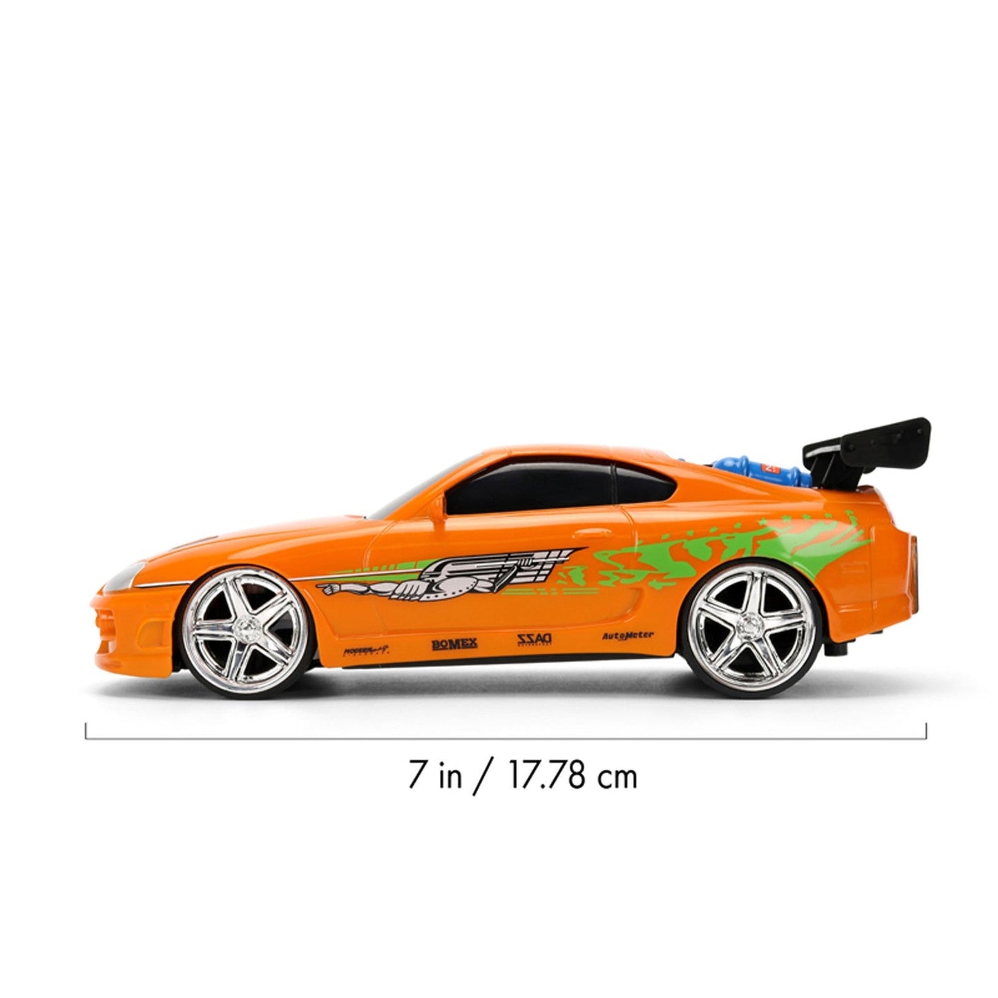 BRIAN'S TOYOTA SUPRA NITRO POWERED RADIOCONTROL FAST & FURIOUS X: PART 2 RC TURBO RACER 1/24 SCALE