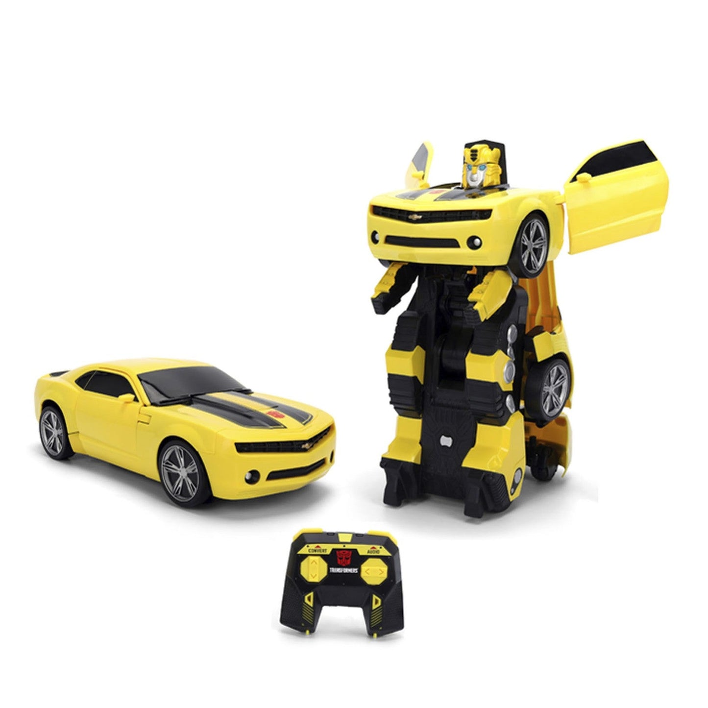 BUMBLEBEE CONVERTING RADIOCONTROL 27 CM TRANSFORMERS RC TURBO RACER