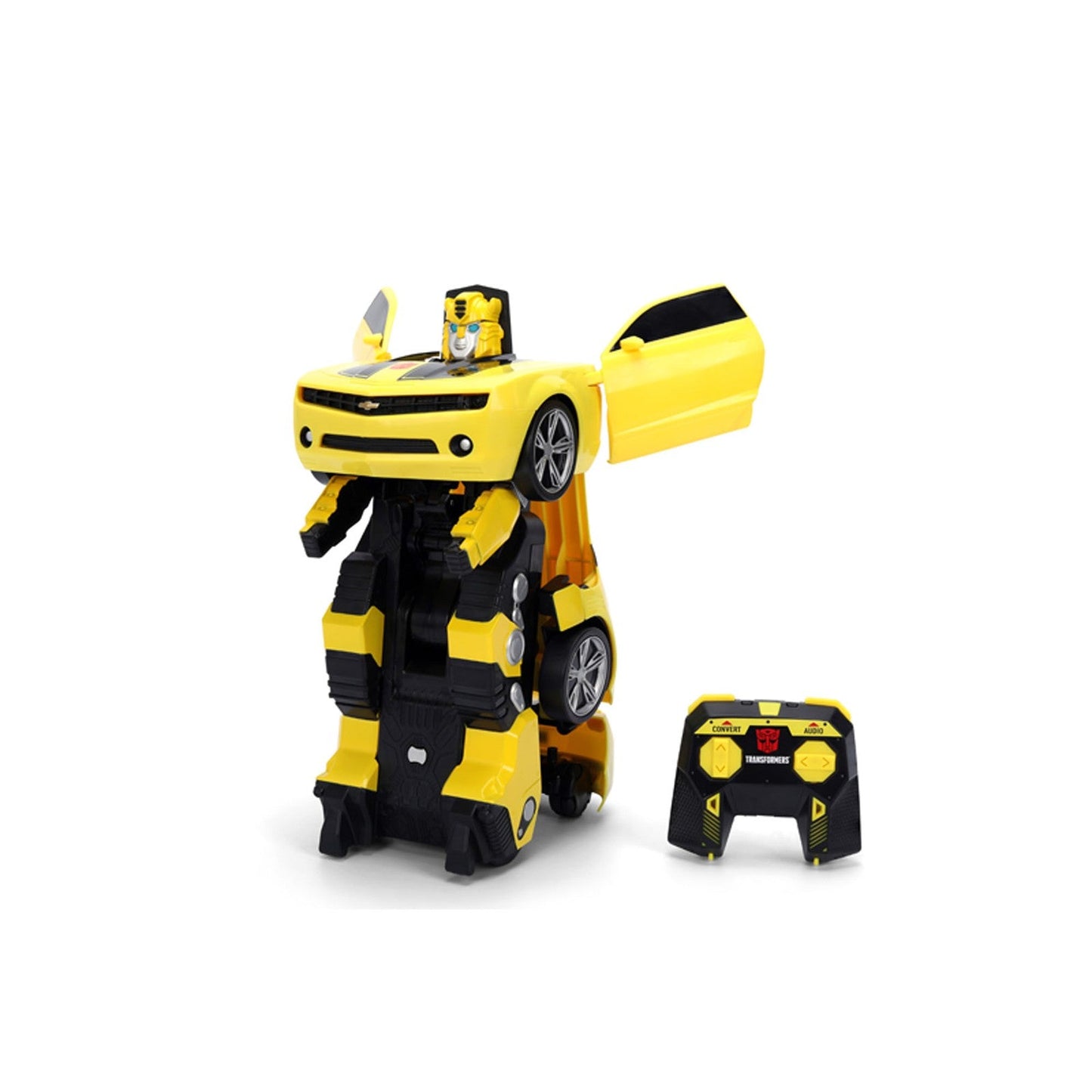 BUMBLEBEE CONVERTING RADIOCONTROL 27 CM TRANSFORMERS RC TURBO RACER