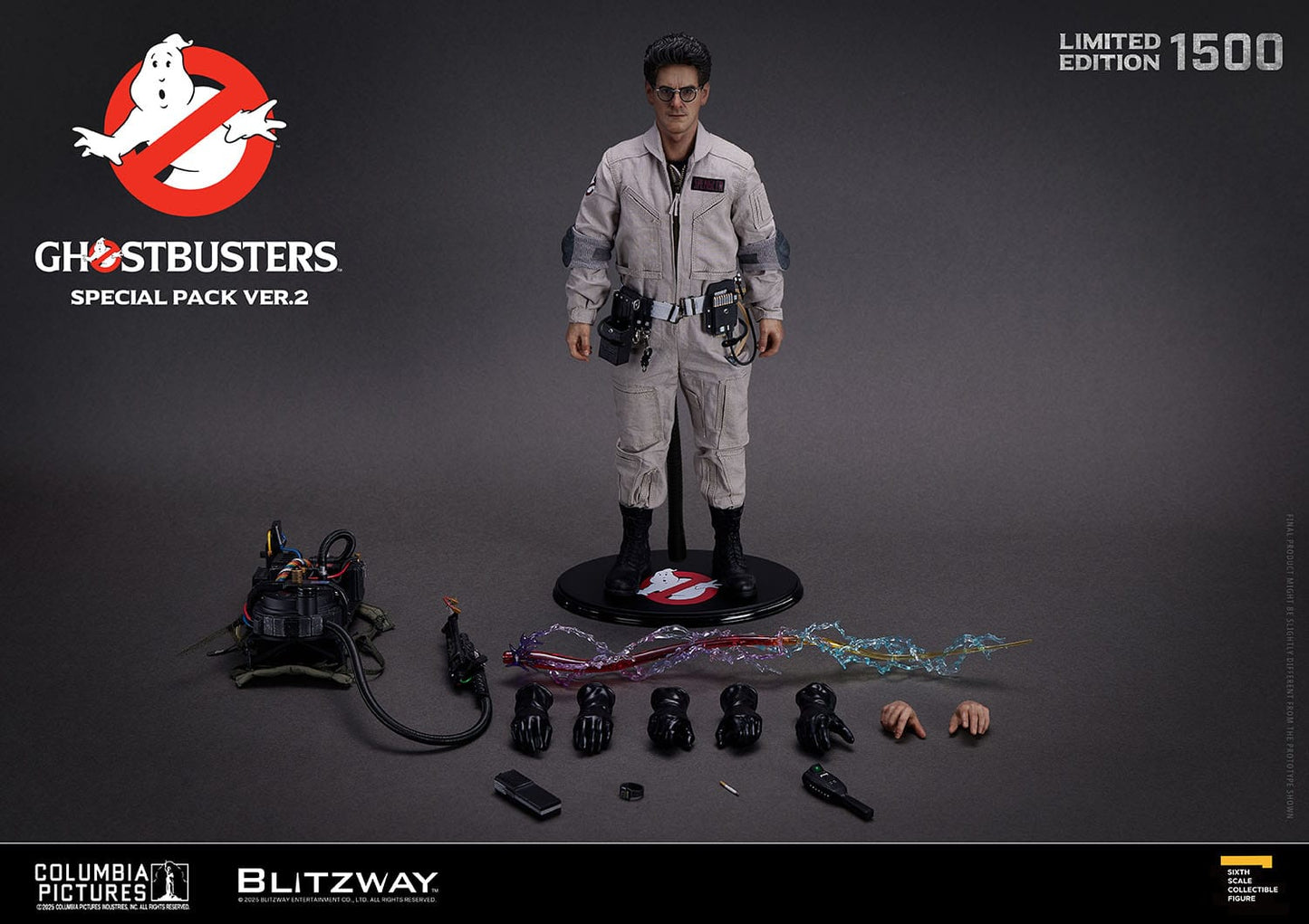 Blitzway - Pack de 4 Figuras Premium 1/6 Los Cazafantasmas Ver. 2