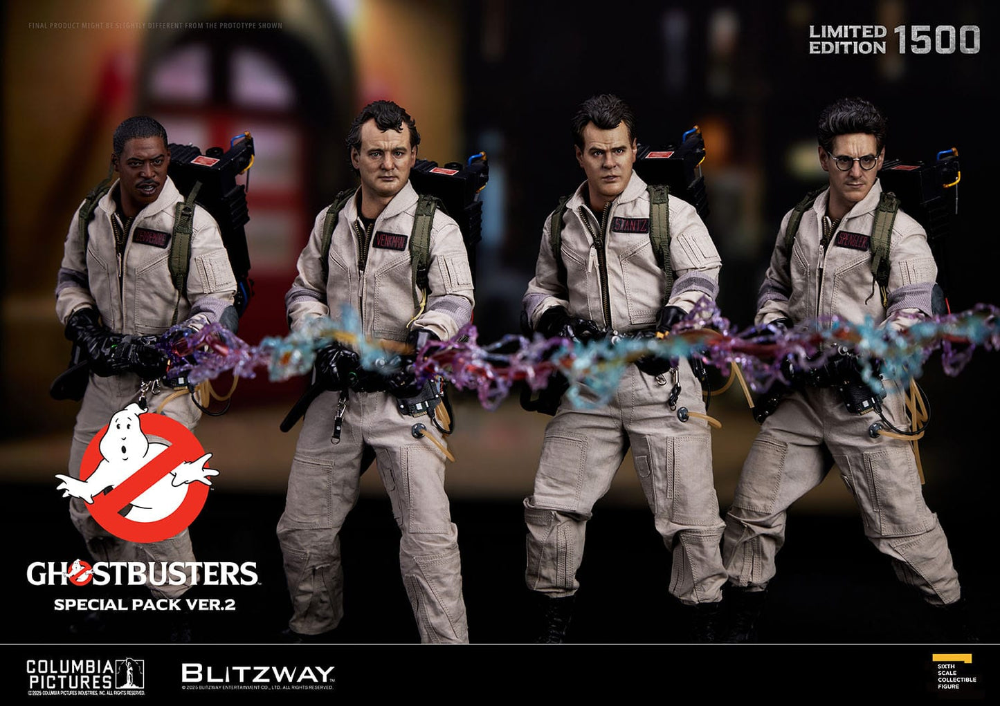 Blitzway - Pack de 4 Figuras Premium 1/6 Los Cazafantasmas Ver. 2