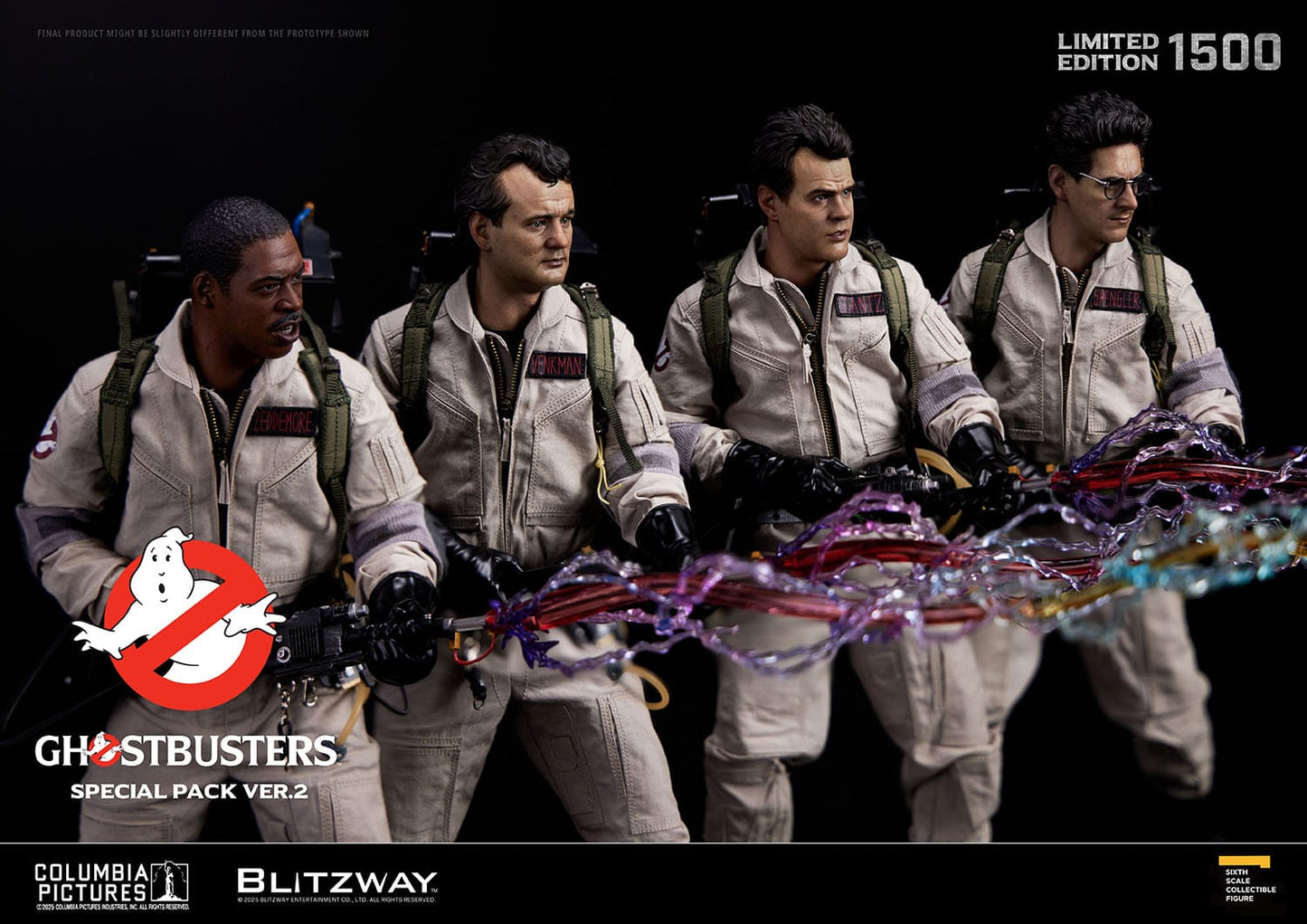 Blitzway - Pack de 4 Figuras Premium 1/6 Los Cazafantasmas Ver. 2
