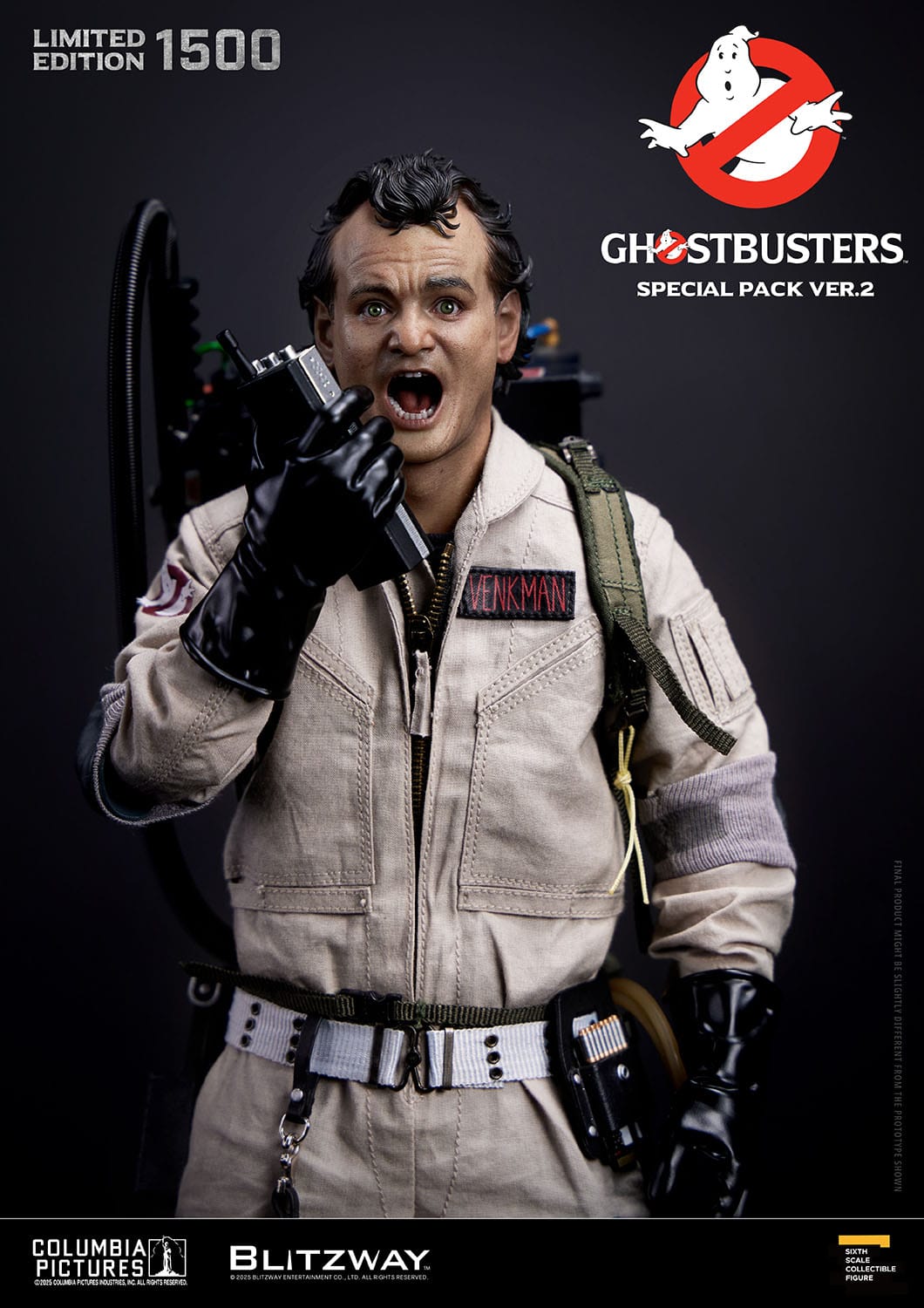 Blitzway - Pack de 4 Figuras Premium 1/6 Los Cazafantasmas Ver. 2