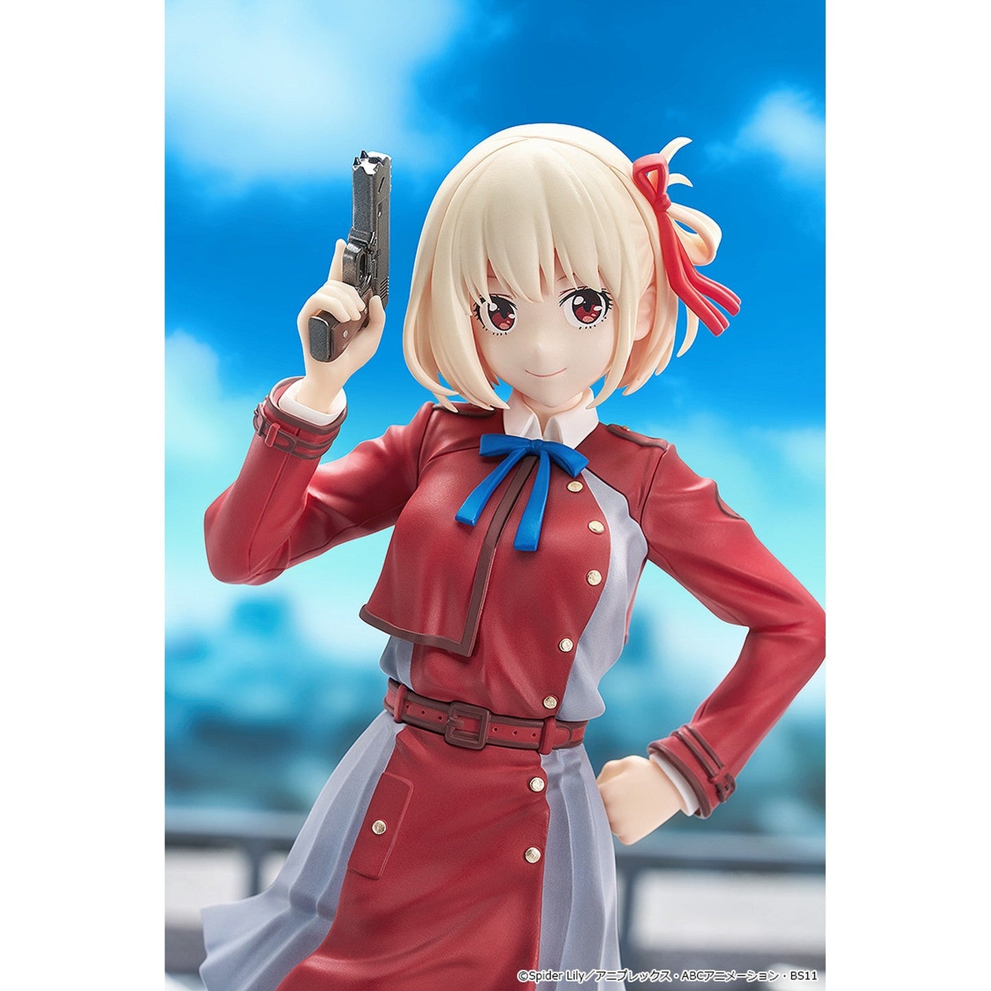 CHISATO NISHIKIGI FIGURA 18 CM LYCORIS RECOIL POP UP PARADE