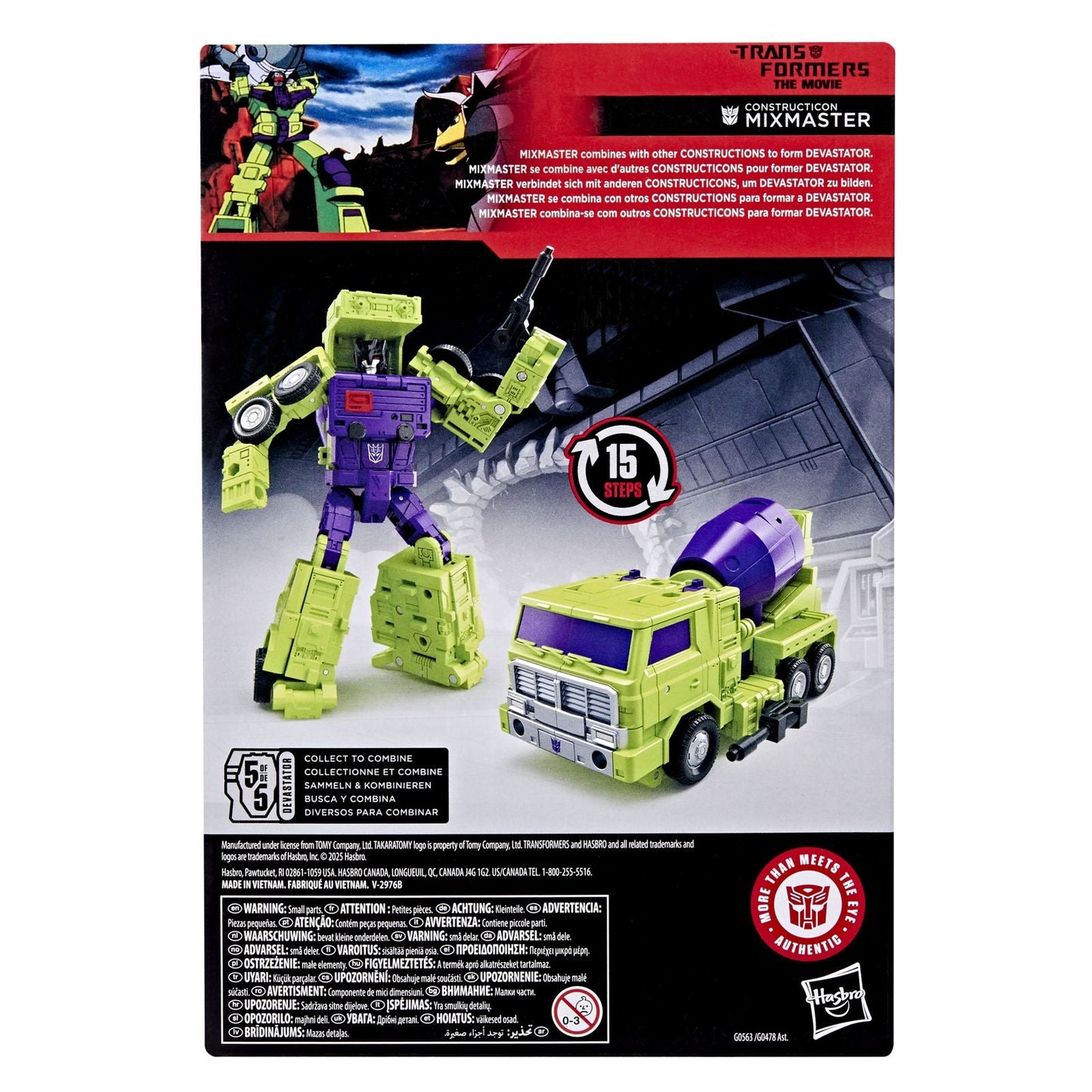 CONSTRUCTICON MIXMASTER VOYAGER CLASS FIGURA 14 CM TRANSFORMERS: THE MOVIE STUDIO SERIES
