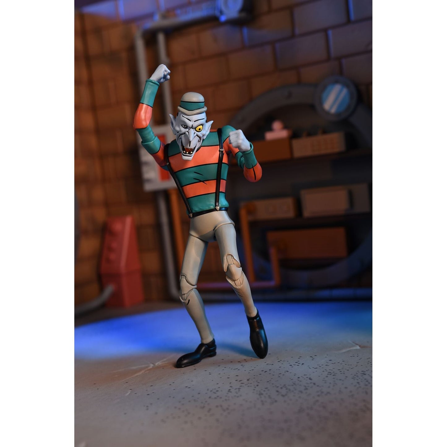 CREEPY EDDIE & SHIBANO SAMA 2 PACK SCALE ACTION FIGURAS 18 CM TEENAGE MUTANT NINJA TURTLES SATURDAY MORNING ADVENTURES