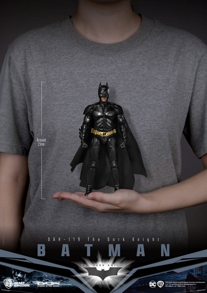 DC Comics Figura Dynamic 8ction Heroes 1/9 Batman (The Dark Knight) 21 cm