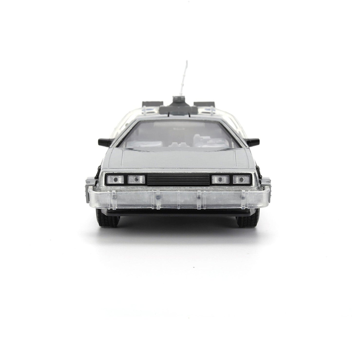 DELOREAN 40 ANIVERSARIO VEHICULO 1/24 BACK TO THE FUTURE SCALE HOLLYWOOD RIDES