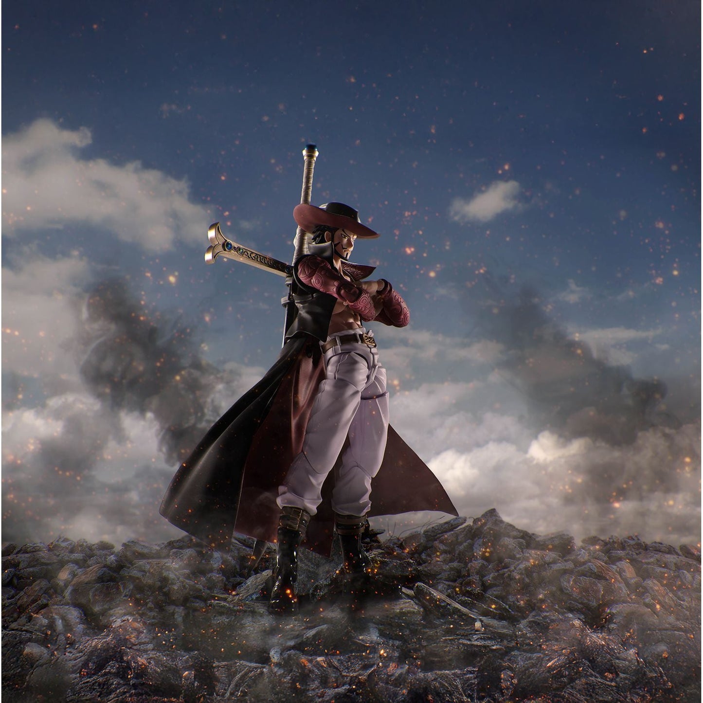 DRACULE MIHAWK FIGURA 16,5 CM S.H. FIGUARTS ONE PIECE COLLECTORS SHOP