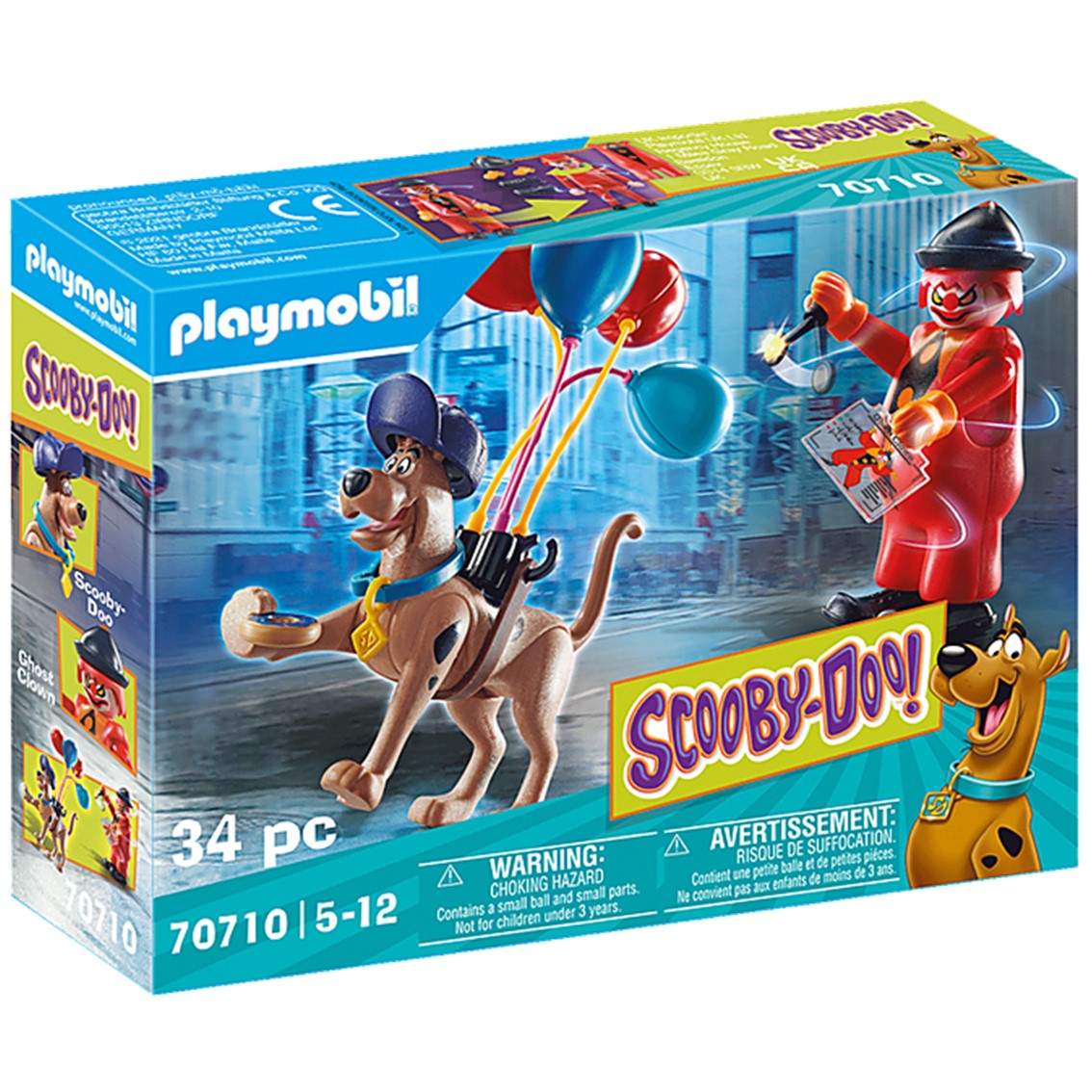 PLAYMOBIL SCOOBY - DOO! AVENTURA CON GHOST CLOWN - Z POP Toys