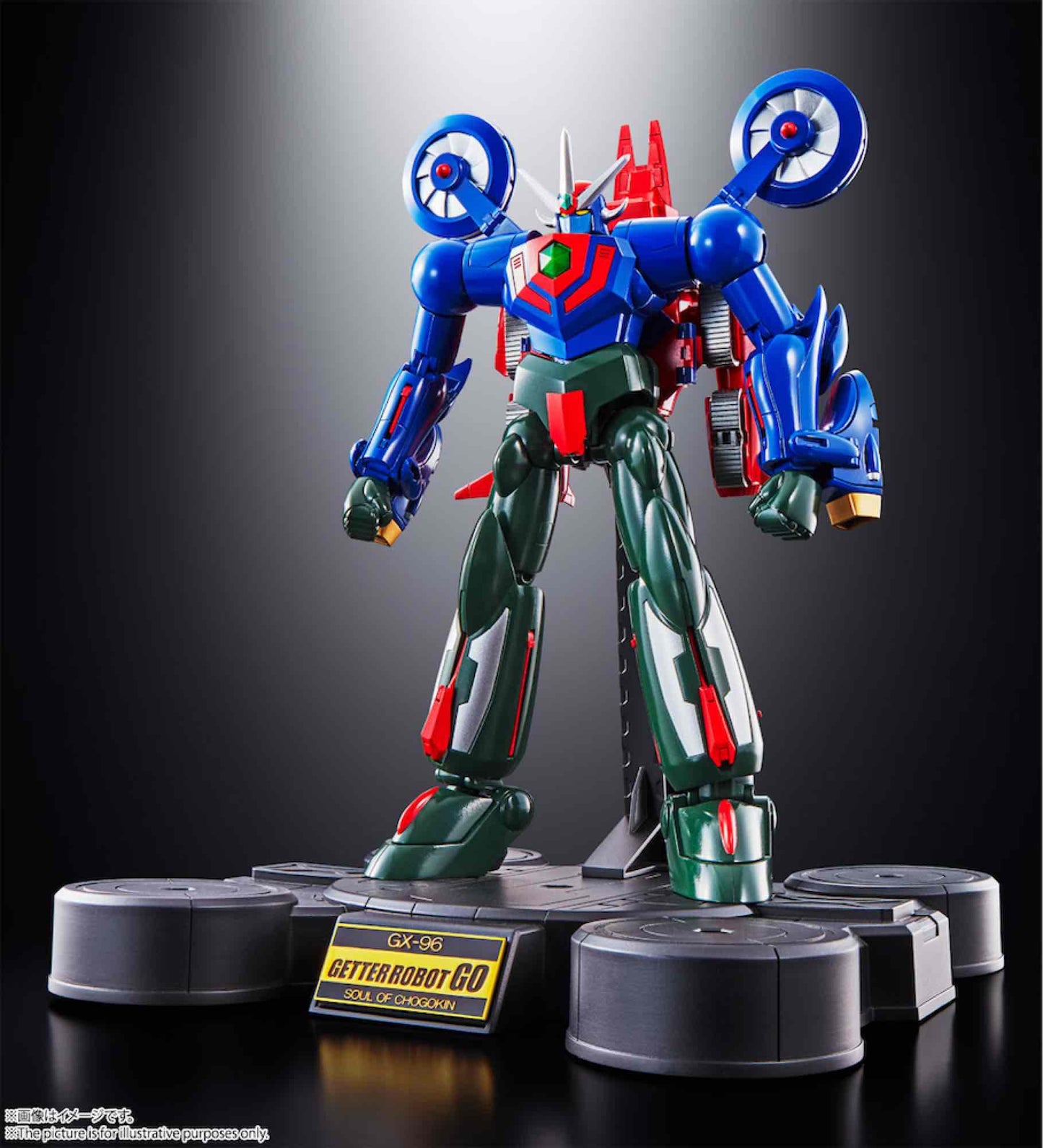 FIGURA TAMASHI NATIONS GX - 961 GETTER ROGOT GO FIGURA 18 CM GETTER ROBOT GO SOUL OF CHOGOKIN - Z POP Toys