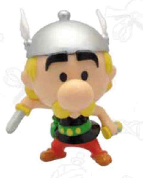 FIGURA PLASTOY ASTERIX & OBELIX ASTERIX EL GALO CHIBI MINI PVC