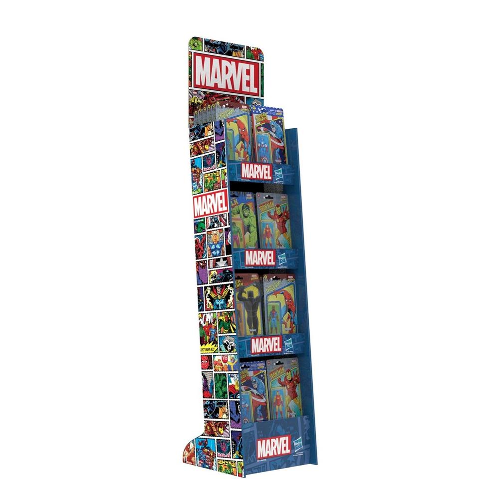 EXPOSITOR HASBRO MARVEL RETRO 48 UNIDADES 5 MODELOS