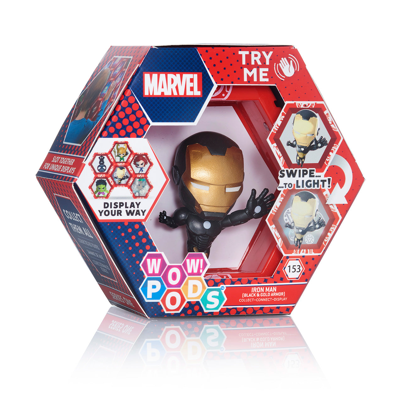 FIGURA WOW! POD MARVEL IRON MAN (BLACK & GOLD ARMOUR) - Z POP Toys