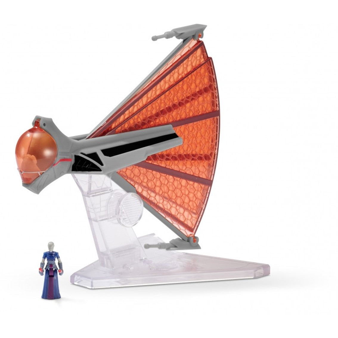 FIGURA JAZZWARES STAR WARS NAVE 8CM GINIVEX CLASS STARFIGHTER Y FIGURA