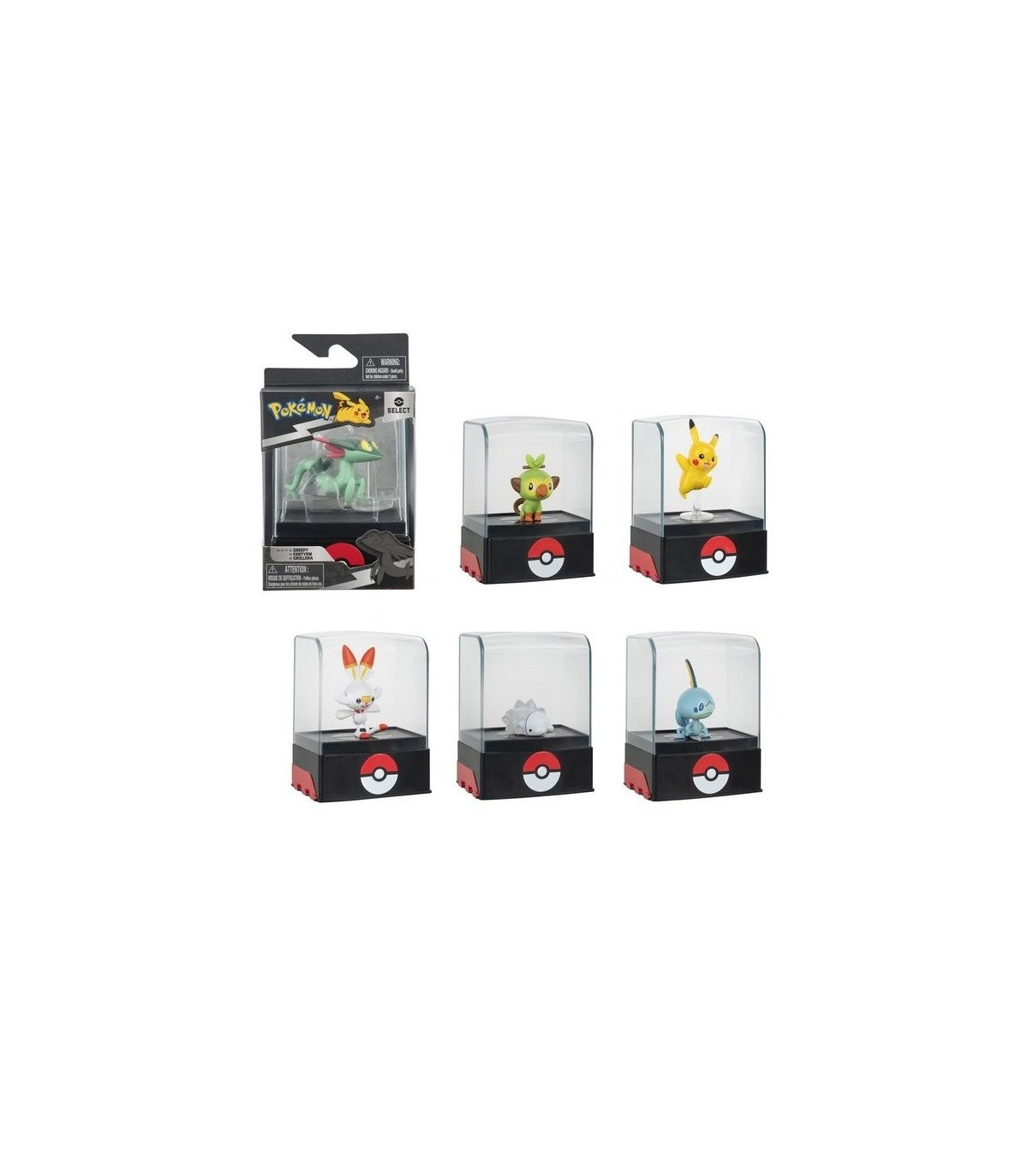 FIGURA POKEMON CON VITRINA