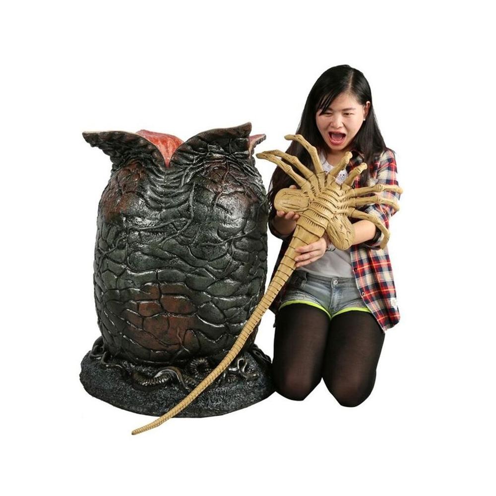 REPLICA NECA ALIEN HUEVO Y FACEHUGGER LATEX Y GOMAESPUMA 91 CM LIFE SIZE CON LUCES LED ALIEN - Z POP Toys