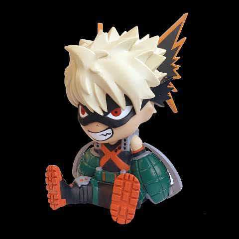 FIGURA HUCHA PLASTOY MY HERO ACADEMIA KATSUKI BAKUGO TIRELIRE RE - RUN 18CM - Z POP Toys