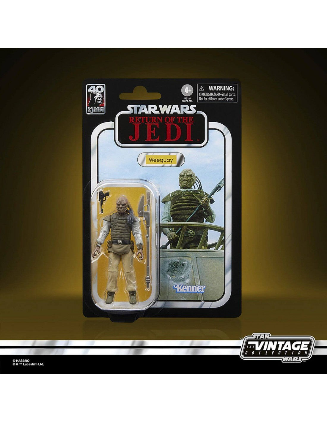 FIGURA HASBRO STAR WARS THE VINTAGE COLLECTON EL RETORNO DEL JEDI WEEQUAY - Z POP Toys