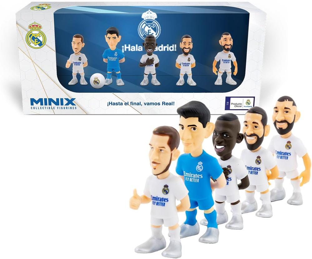 PACK 5 FIGURAS MINIX PACK REAL MADRID 7 CM