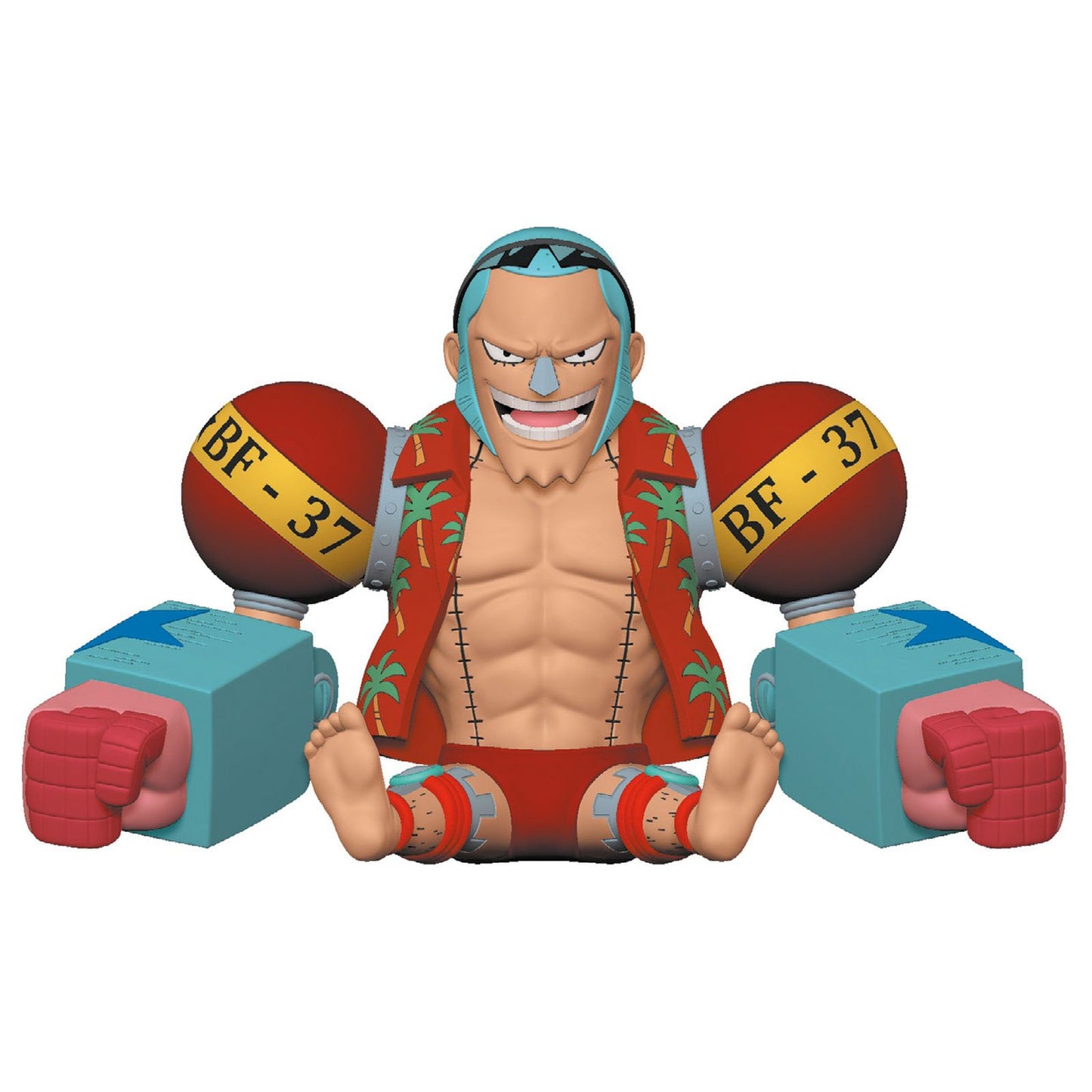 FIGURA HUCHA PLASTOY ONE PIECE FRANKY 18 CM