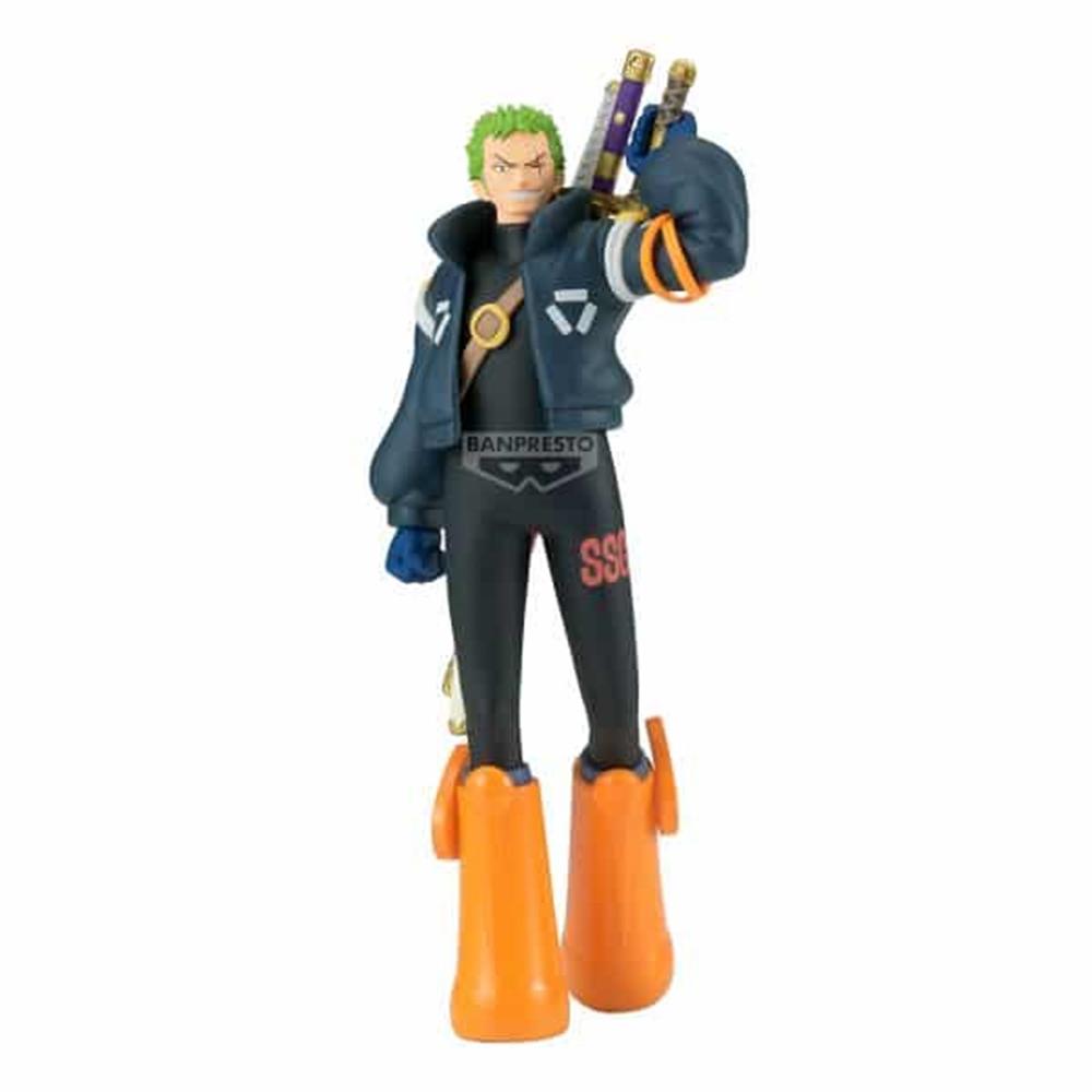 FIGURA BANPRESTO ONE PIECE THE SHUKKO ZORO VER.EGGHEAD 17CM