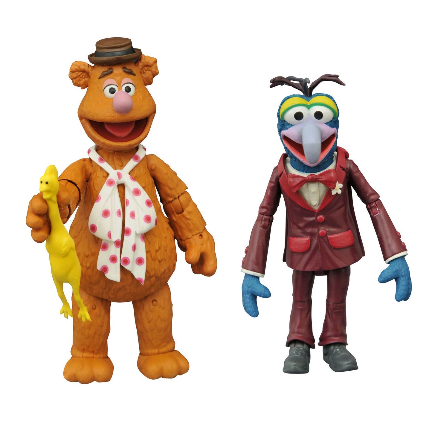 SET DE 2 FIGURAS DIAMOND SELECT TOYS THE MUPPETS LOS TELEÑECOS GONZO AND FOZZIE - Z POP Toys