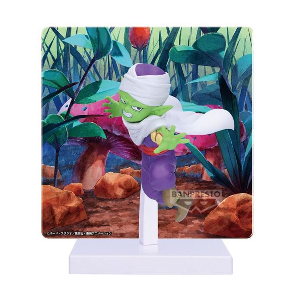 FIGURA BANPRESTO DRAGON BALL DAIMA PICCOLO MINI CON PANEL 8CM