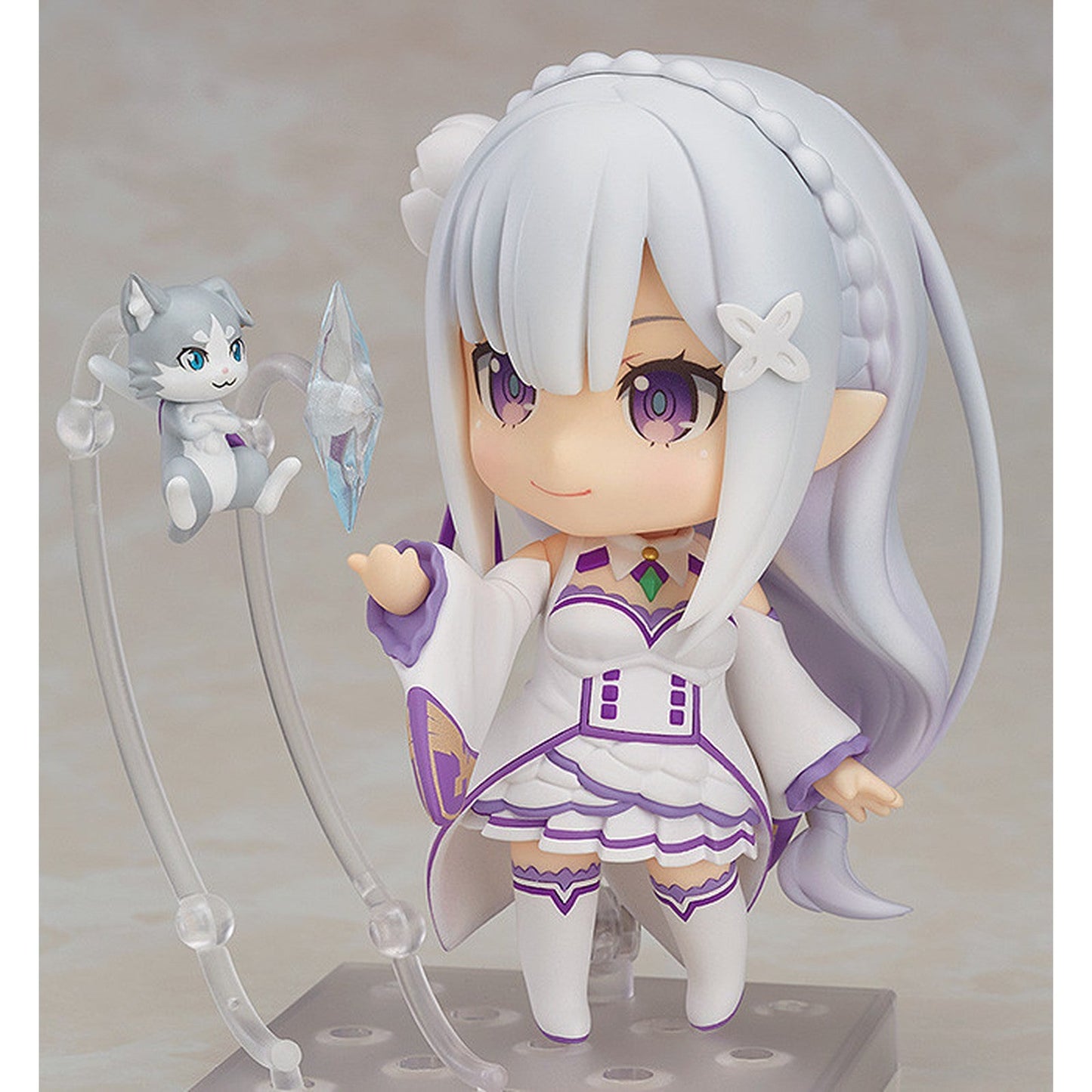 EMILIA FIGURA 10 CM RE:ZERO -STARTING LIFE IN ANOTHER WORLD- NENDOROID RE-RUN