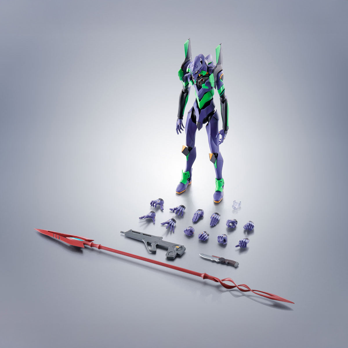 EVANGELION 01 TEST TYPE WITH THE SPEAR OF CASSIUS RENEWAL COLOR EDITION FIGURA 17 CM EVANGELION 3.0+1.0 THRICE UPON A TI
