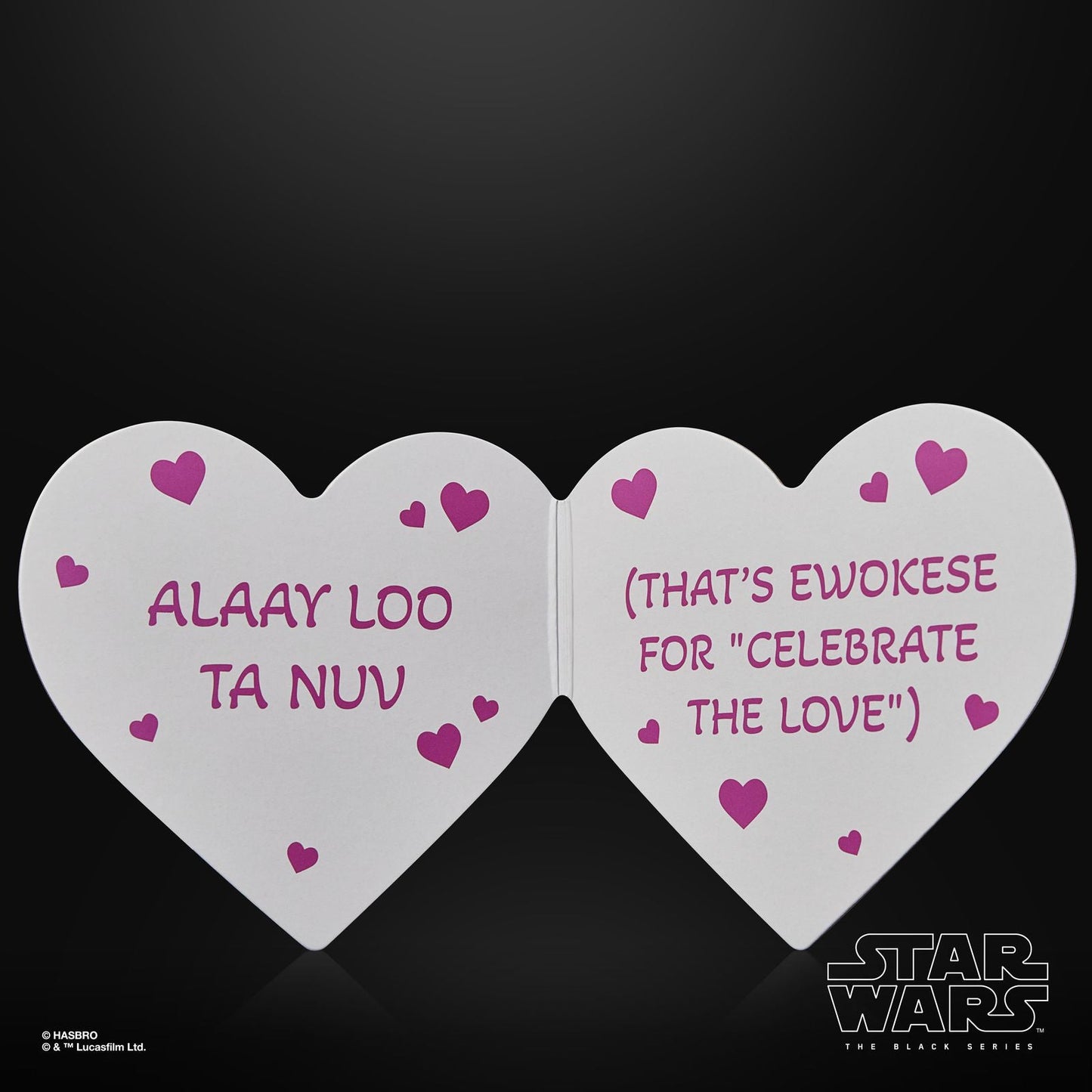 EWOK VALENTINE'S DAY EDITION FIGURA 15 CM STAR WARS THE BLACK SERIES