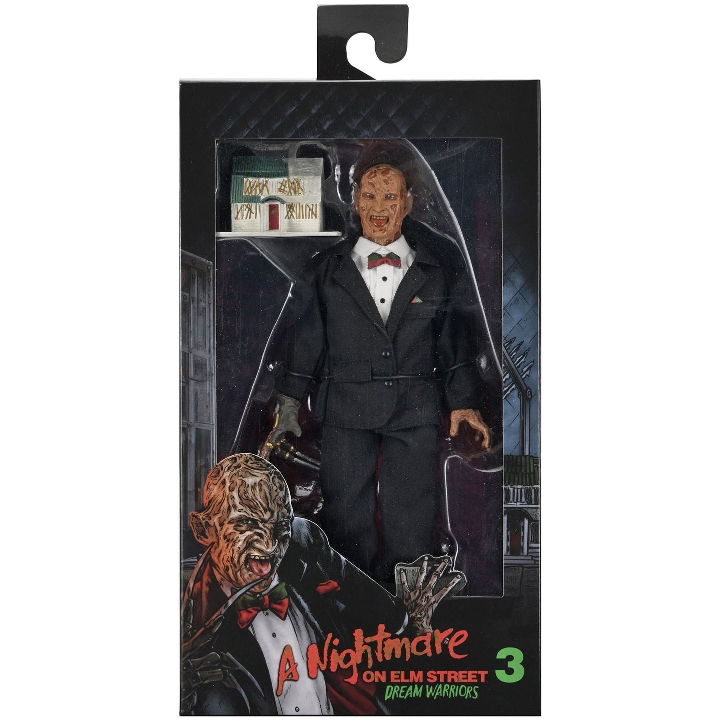 FREDDY TUXEDO VERSION CLOTHED FIGURA 20 CM NIGHTMARE IN ELM STREET 3 RE-RUN