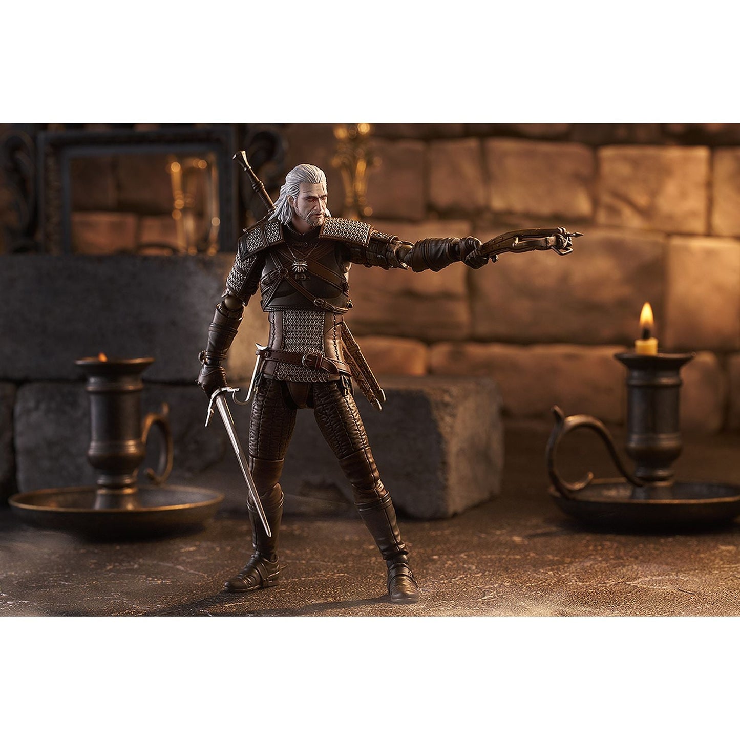 GERALT DE RIVIA FIGURA 16 CM THE WITCHER 3: WILD HUNT FIGMA