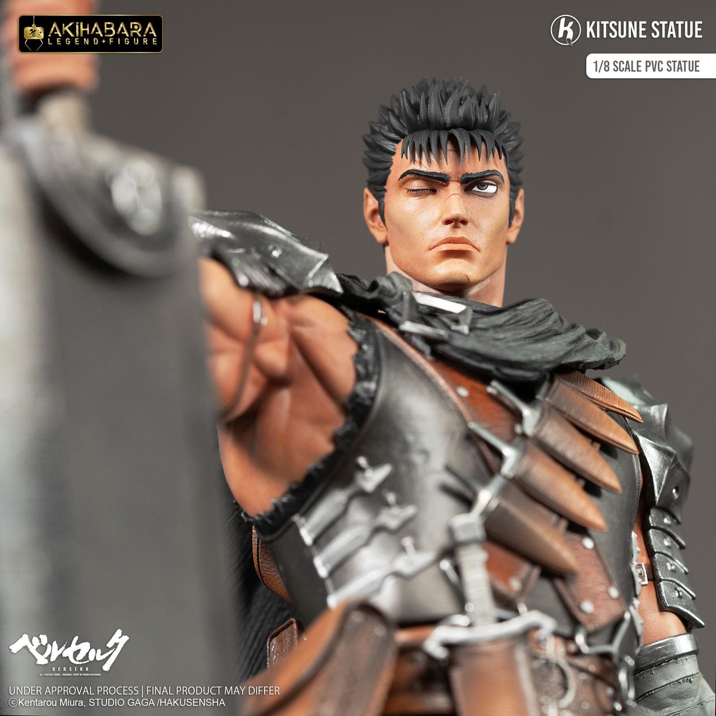GUTS VERSION 2 ESTATUA 30 CM BERSERK AKIHABARA LEGEND 1/8 SCALE