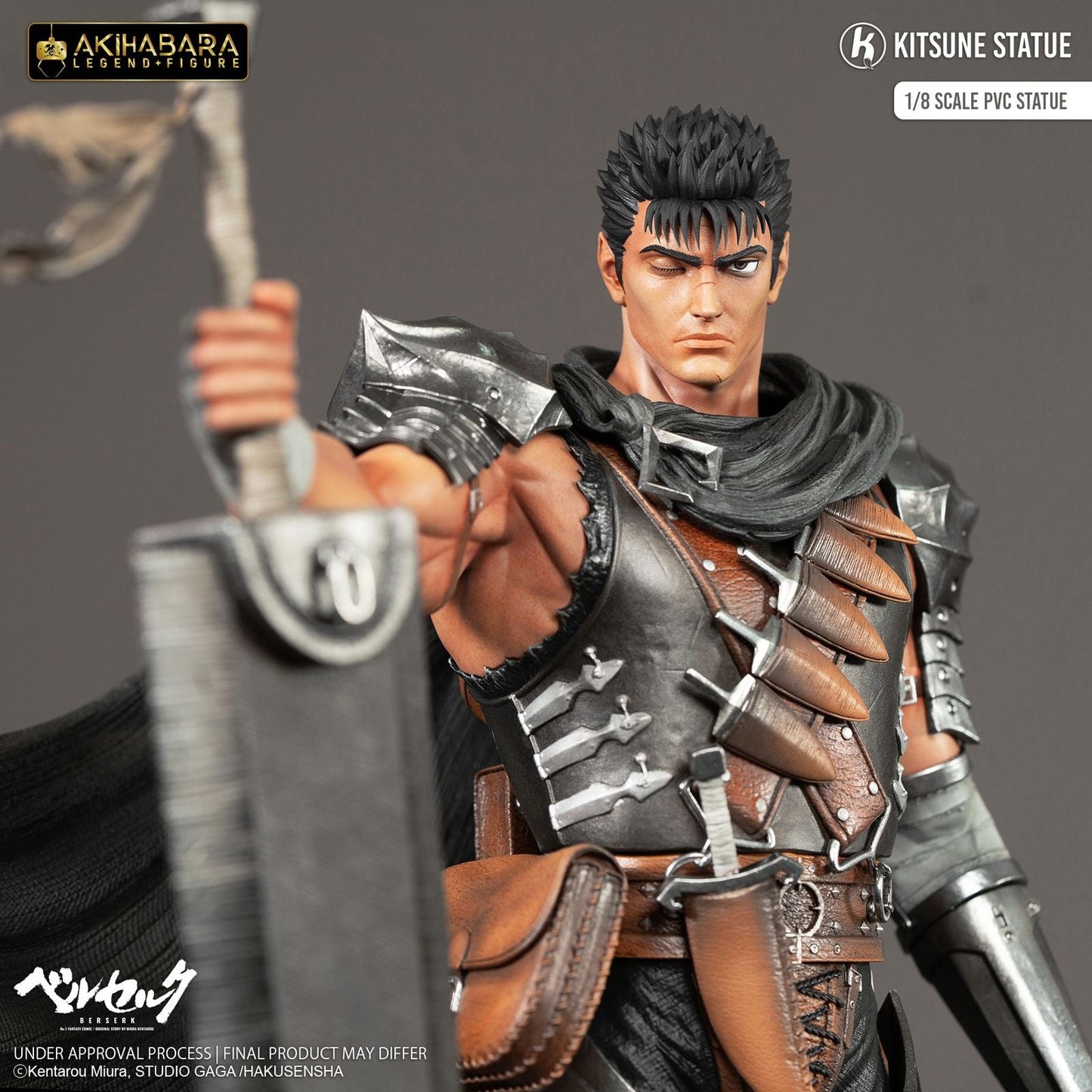 GUTS VERSION 2 ESTATUA 30 CM BERSERK AKIHABARA LEGEND 1/8 SCALE