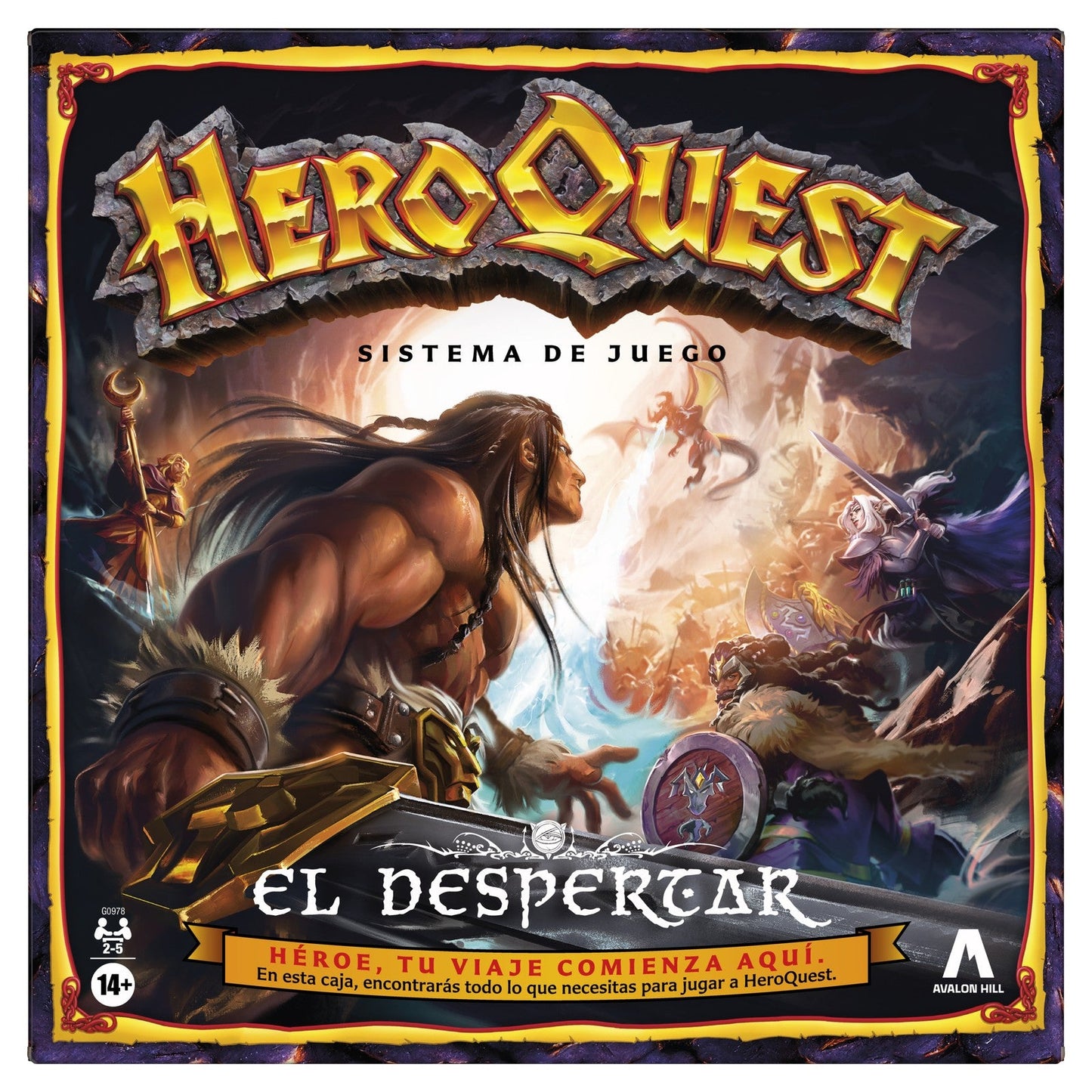 HEROQUEST: EL DESPERTAR JUEGO DE MESA - HASBRO GAMING