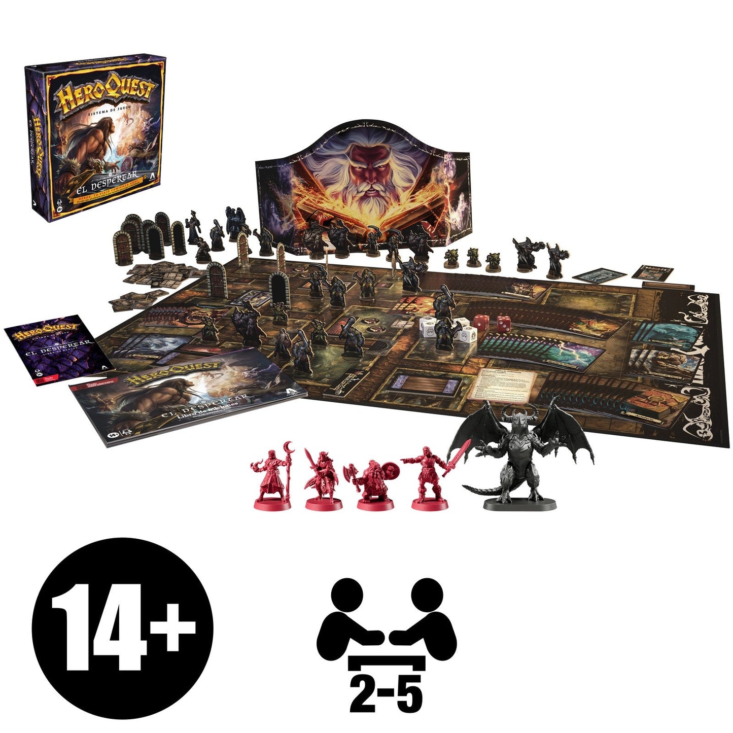HEROQUEST: EL DESPERTAR JUEGO DE MESA - HASBRO GAMING