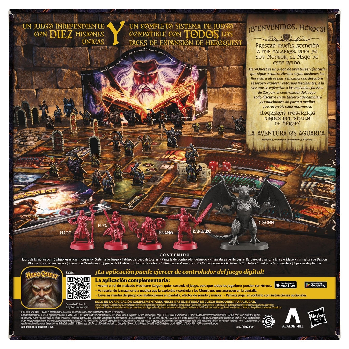 HEROQUEST: EL DESPERTAR JUEGO DE MESA - HASBRO GAMING