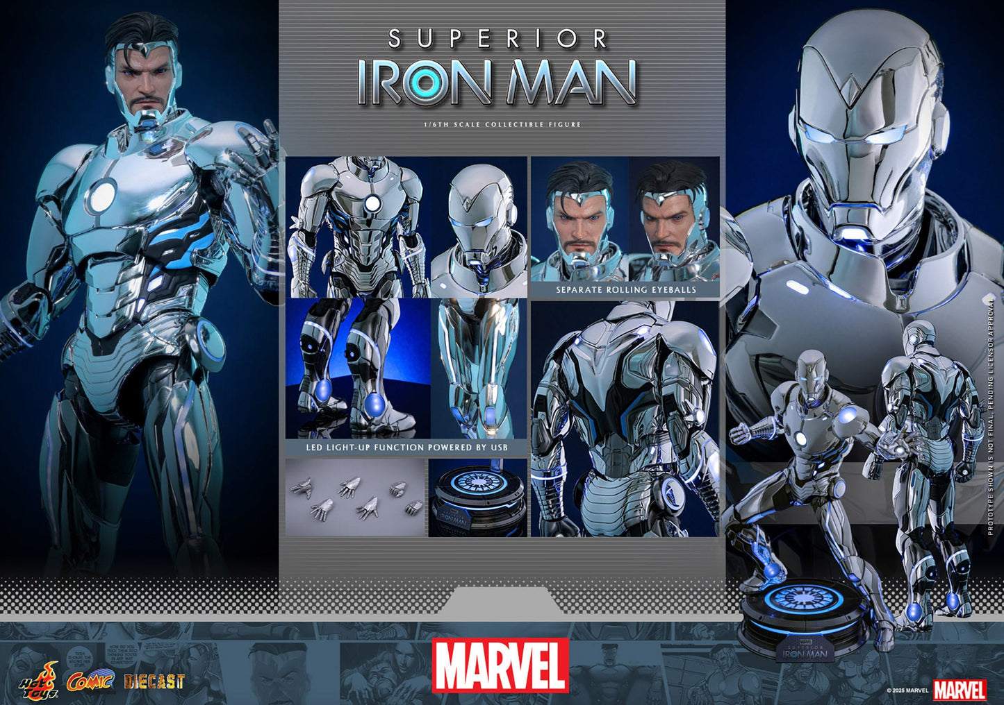 Hot Toys - Comic Masterpiece Diecast - Iron Man