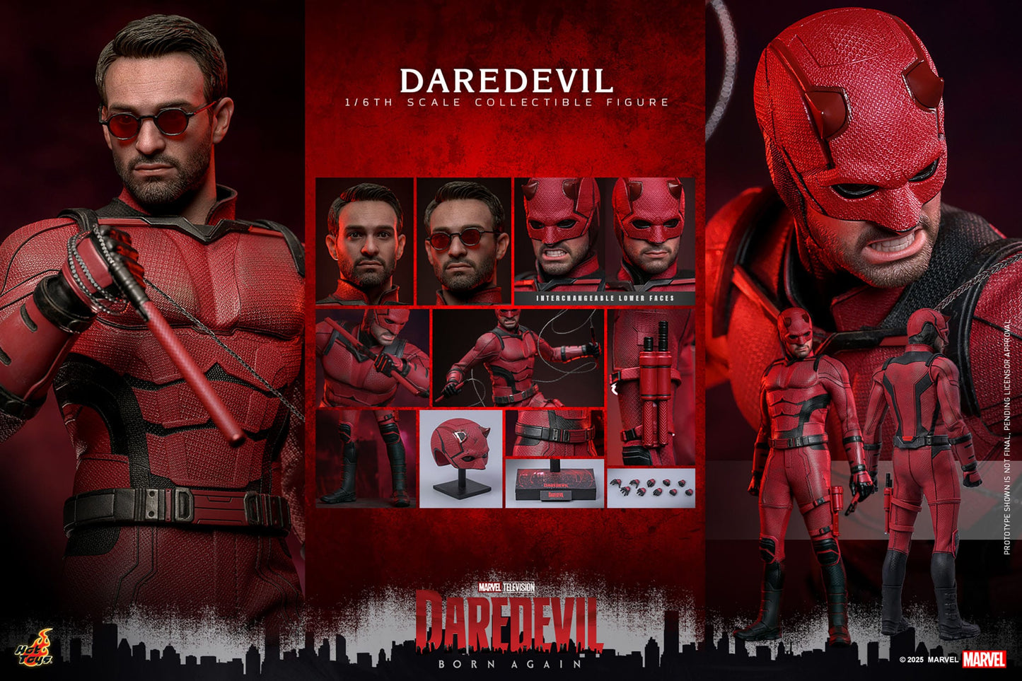 Hot Toys Daredevil: Born Again Figura 1/6 Daredevil 30 cm